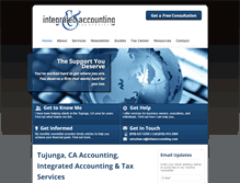 Tablet Screenshot of inttaxaccounting.com